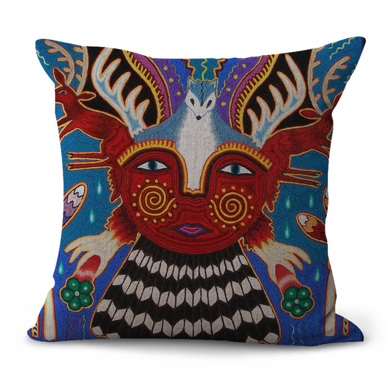 Pattern Pastoral Plaid Sofa Cushion Pillowcase