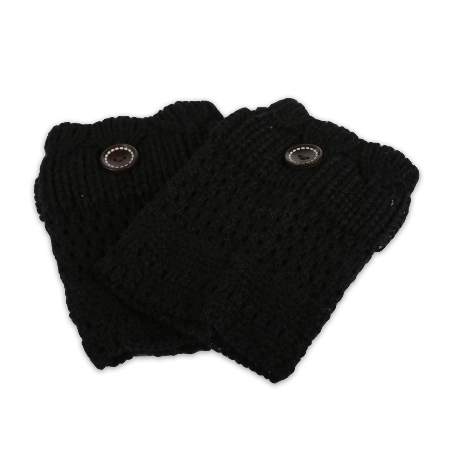 Women's Winter Crochet Knit Leg Warmers - 1 Pair