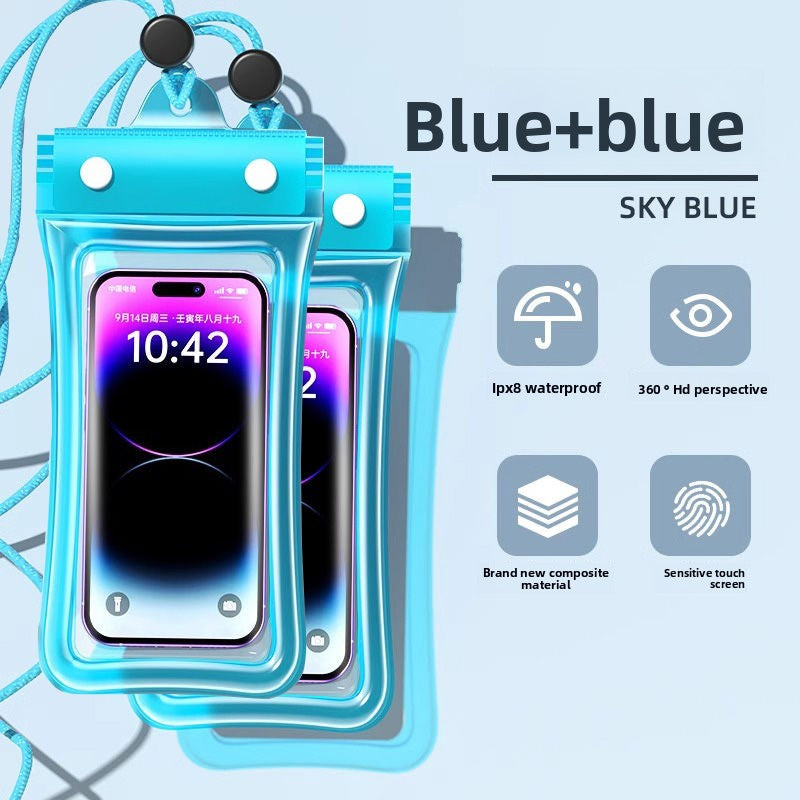 Floating Waterproof Phone Pouch - Touch Screen Compatible IPX8 Protection