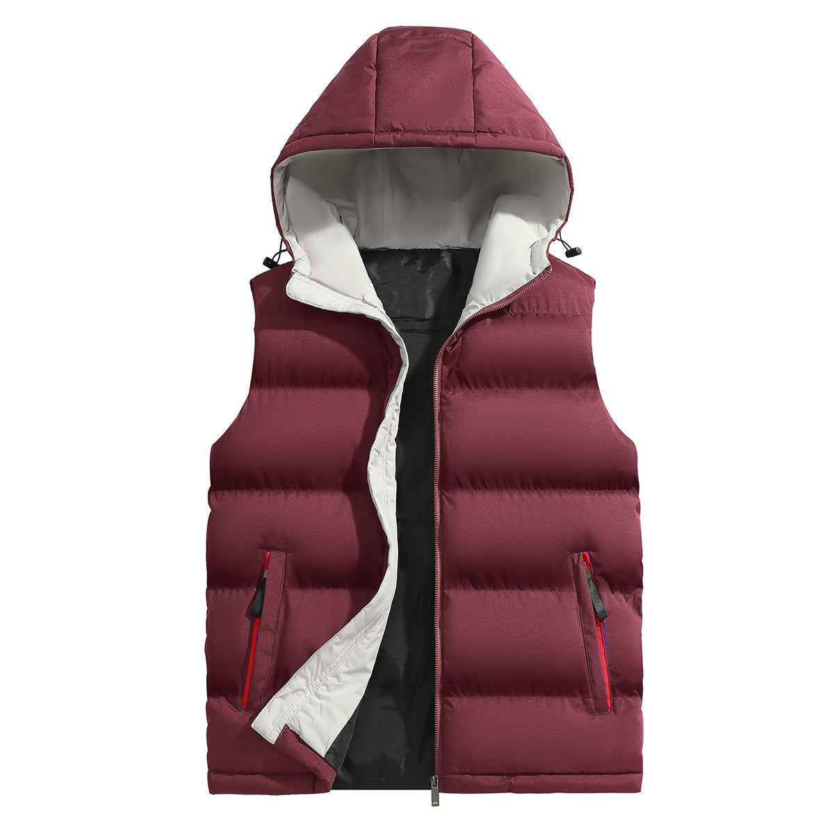 New Sports Casual Hooded Youth Sleeveless Vest