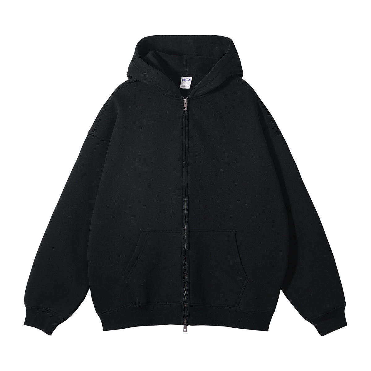 Men's Premium Zippered Hoodie - Comfortable Full-Zip Sweatshirt with Adjustable Hood