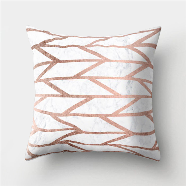 Leather Velvet Pillowcase Sofa Cushion Cover - Luxury Textured Throw Pillow for Home