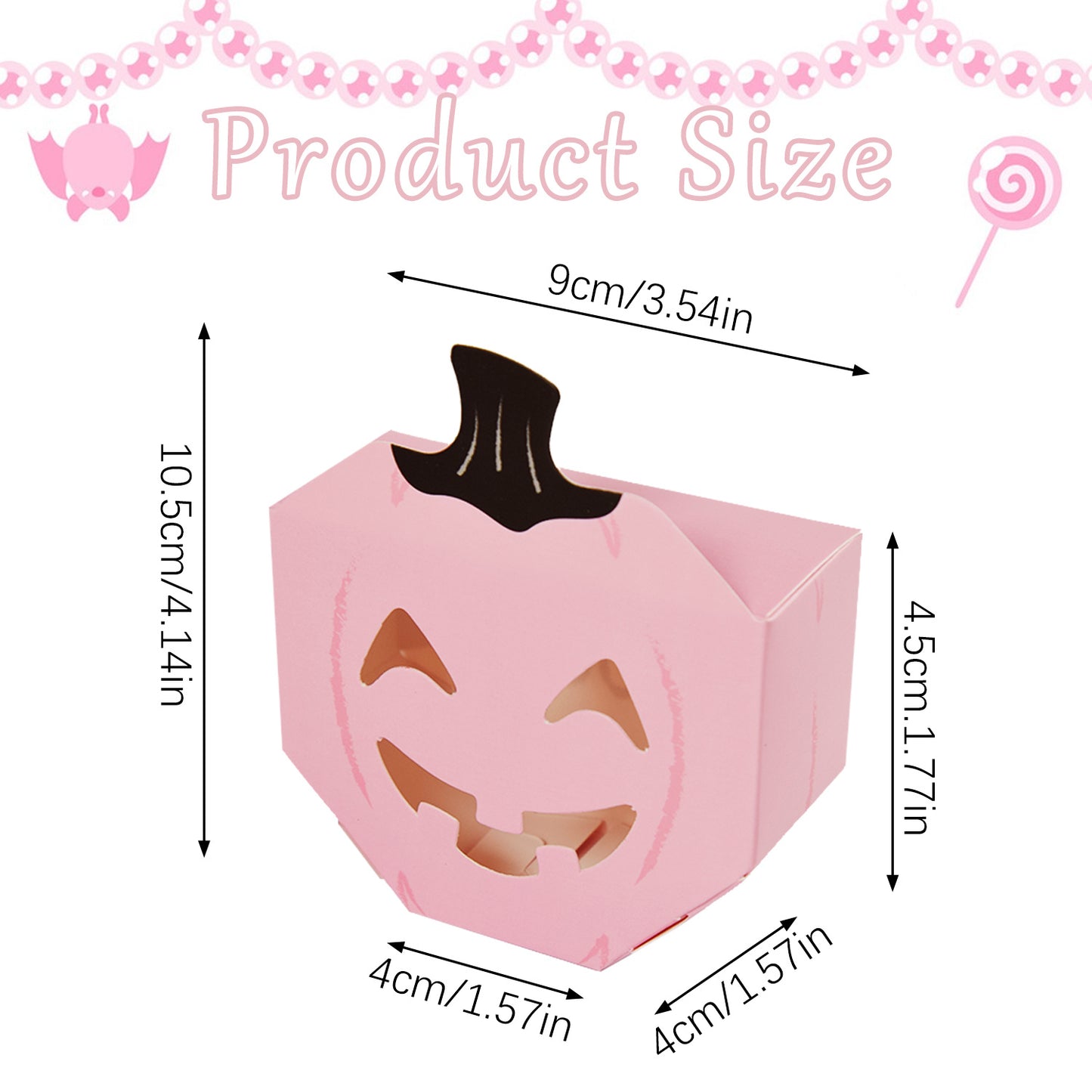 Halloween Pumpkin Gift Boxes - 10 Pcs Festive Treat Containers