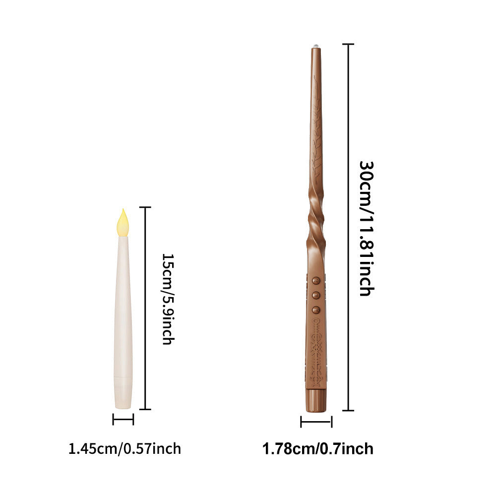 LED Floating Magic Wand Candle - Remote Control Halloween Decor