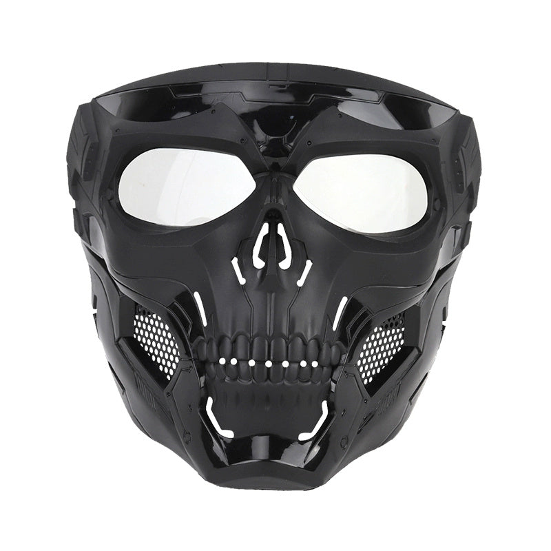 Halloween Skull Horror Helmet Mask - Premium Costume Headpiece