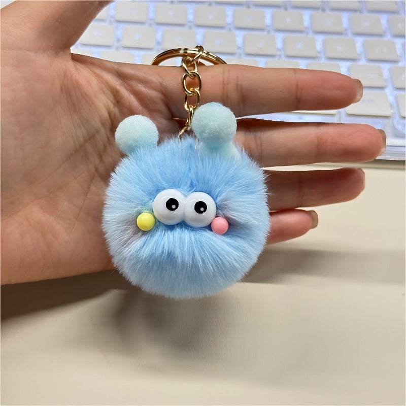 Cute Cartoon Plush Keychains, Made Of Soft And Fluffy Materials, Featuring Various Adorable Designs, Suitable For Home Decoration Or Everyday Use, Making For An Interesting Gift Choice.
