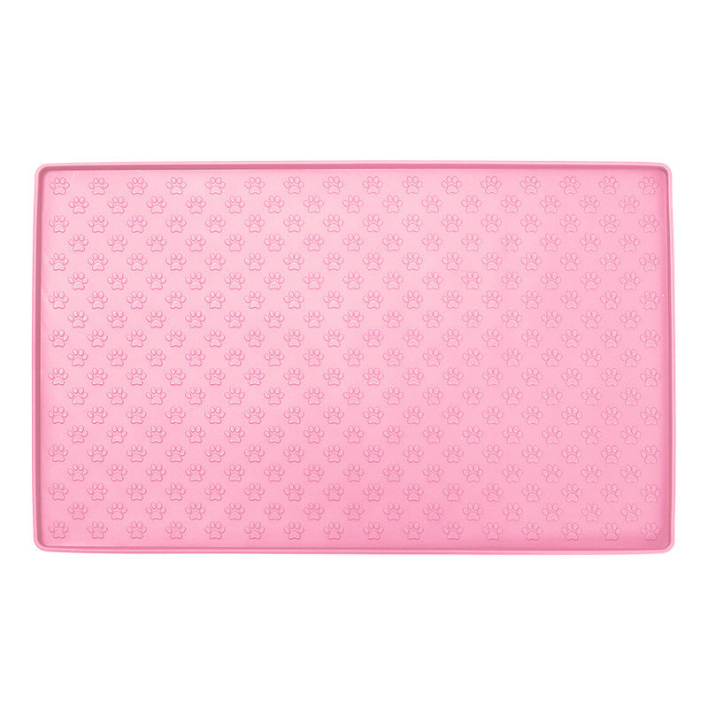 Waterproof Silicone Pet Mat - Easy Clean Dog and Cat Food Placemat for Bowls