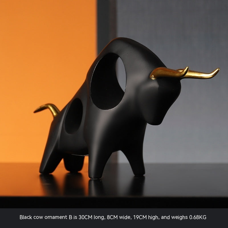 Premium European Style Resin Sculpture - Confident Pose Home Decoration