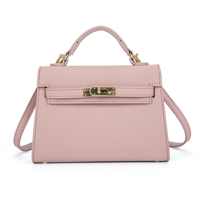 Women's Square Shoulder Bag - Classic PU Leather Handbag