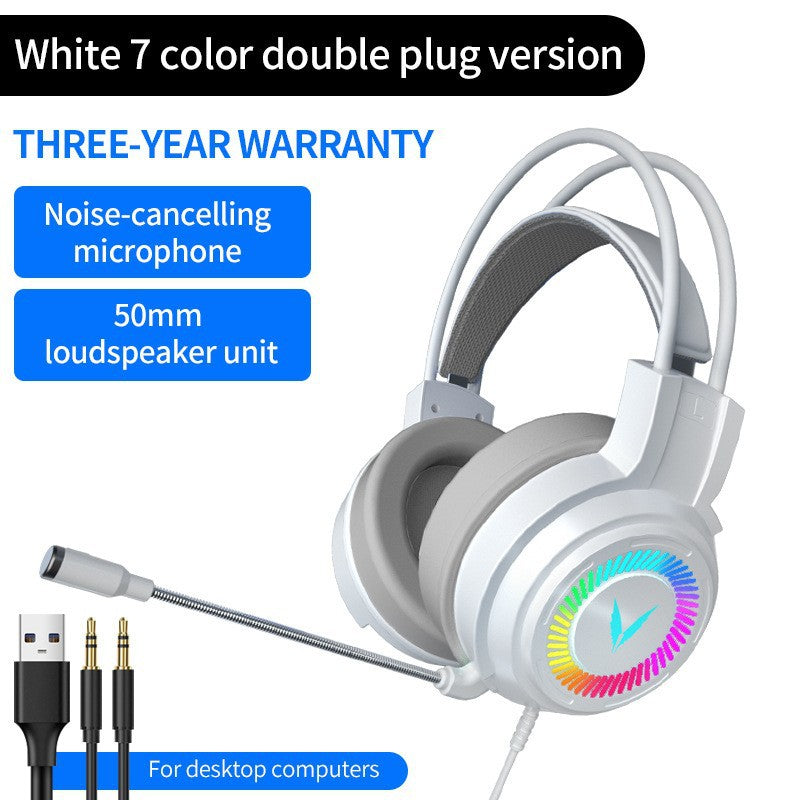 Gaming Headsets - 7.1 Surround Sound USB/3.5mm Wired Headphones with Microphone