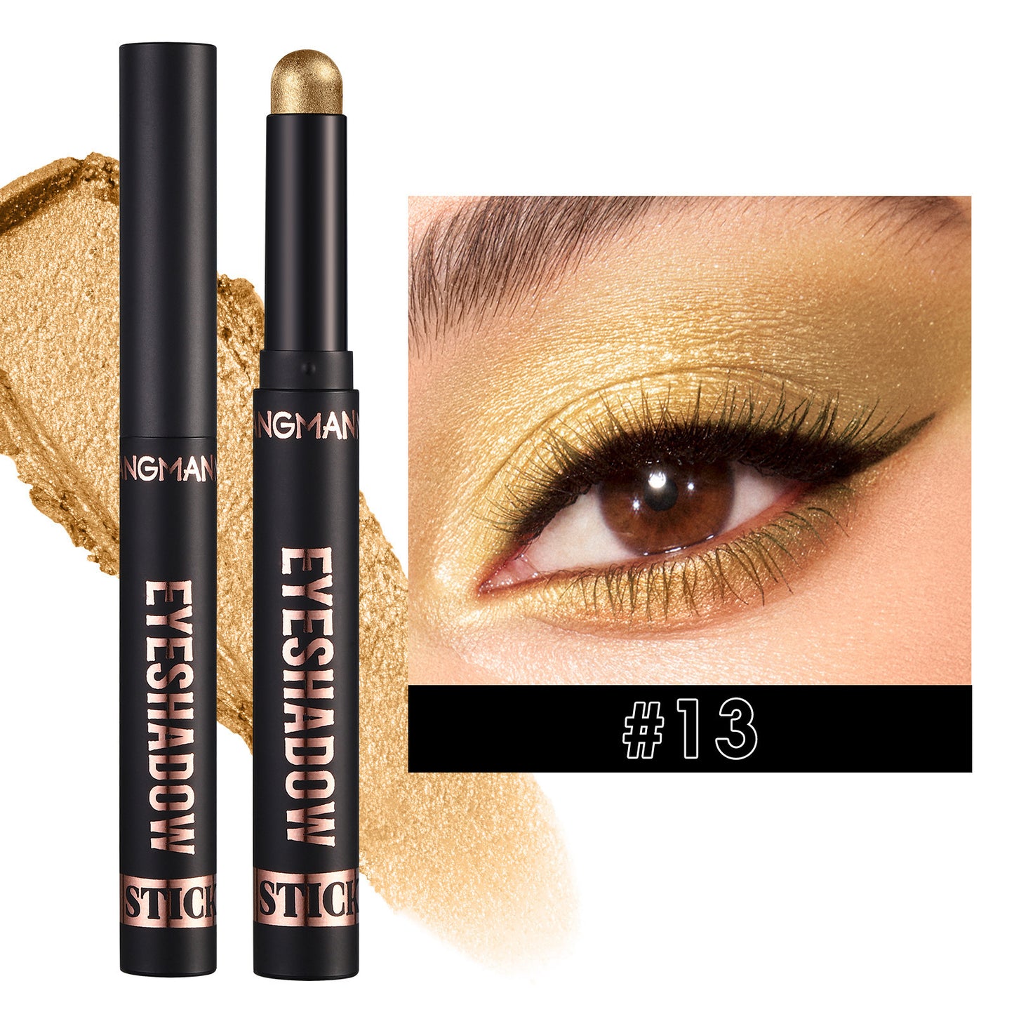 Shimmer Eyeshadow Stick - Easy-Apply Glitter Eyeshadow Stick 24 Shades Available