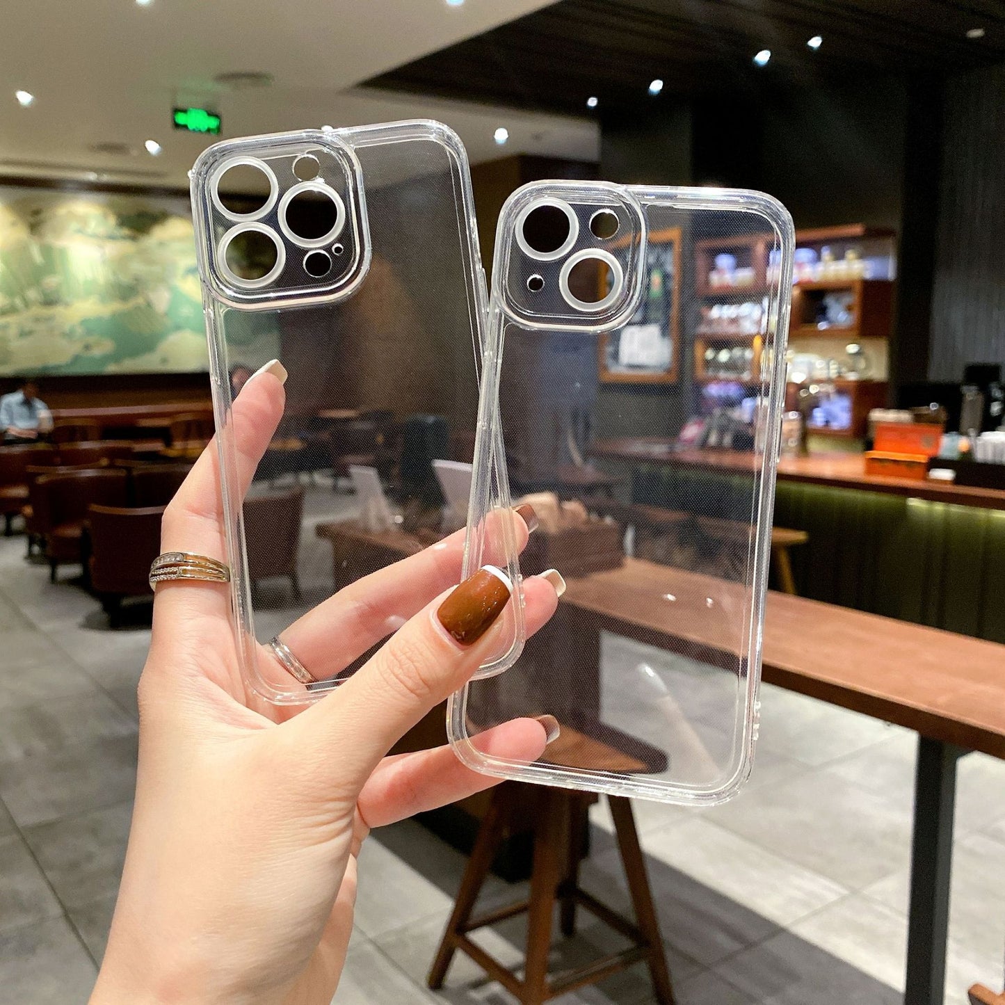Transparent Angel Eyes iPhone Case - Clear Protective Cover