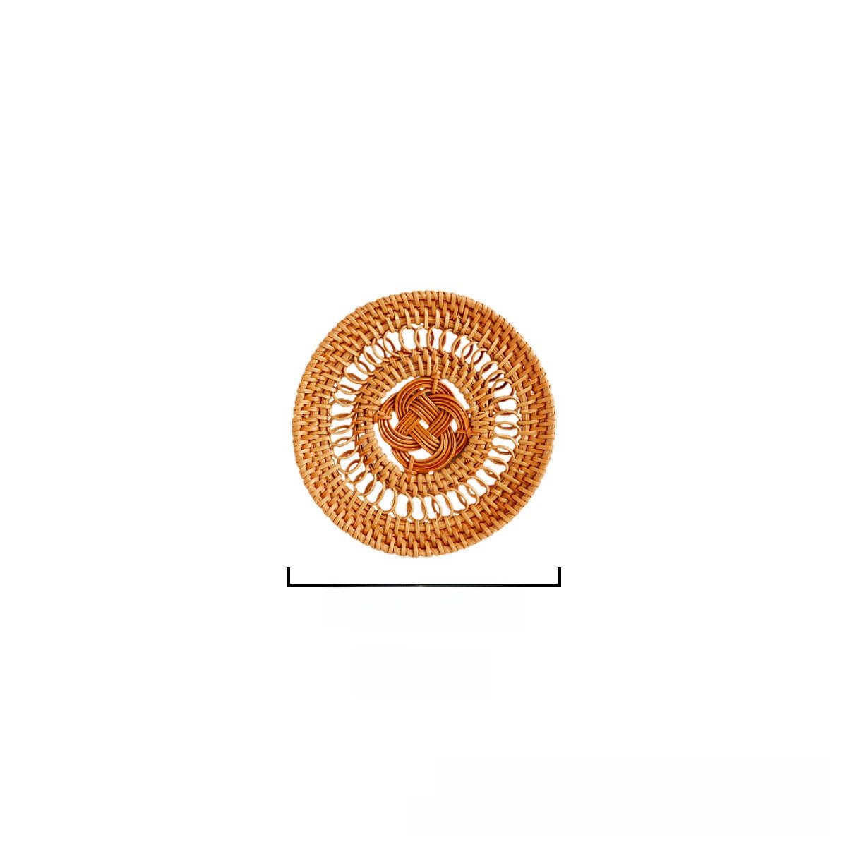 Eco-Friendly Woven Coasters - Natural Autumn Vine Material Set