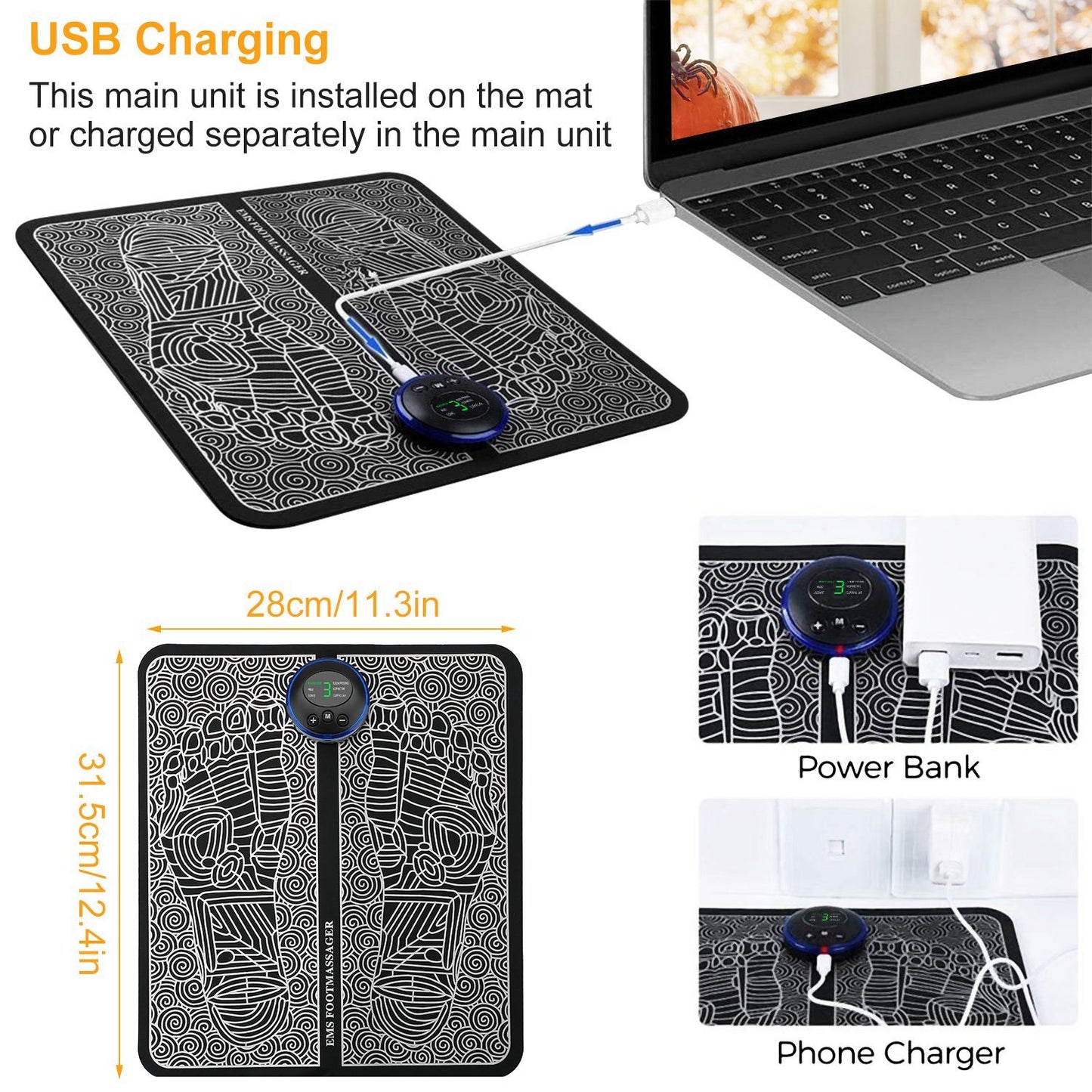 Foot Massage Pad Electric Stimulator Massager