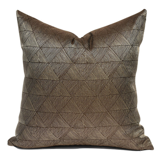 Modern Minimalist Brown Living Room Sofa Cushion Cushion