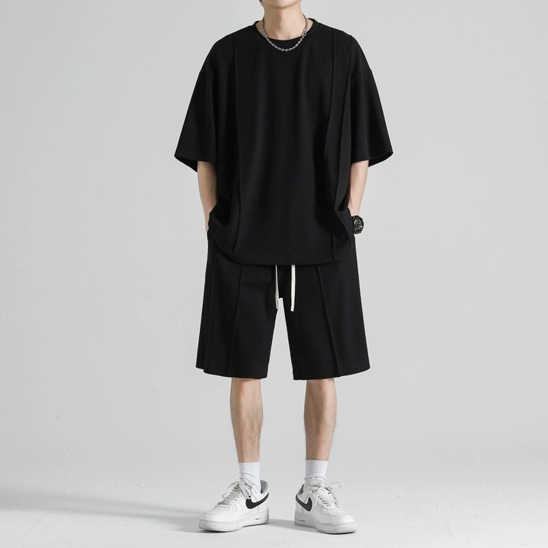 Men's Ice Silk T-Shirt - Cooling Short Sleeve Summer Shirt