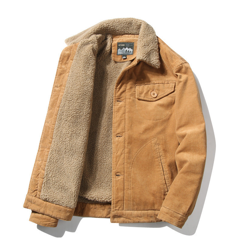 Men's Stand Collar Casual Warm Cotton Coat - Winter Comfort Jacket