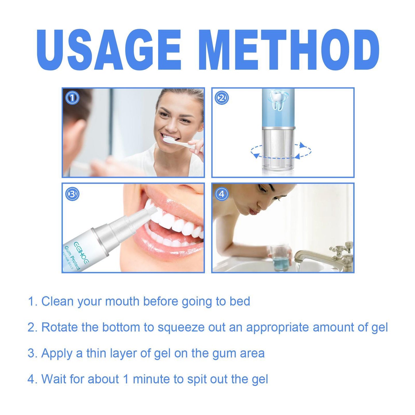 Yierhao Tooth Repair Gel, Repair Gums, Clean Teeth Stains, Tartar, Oral Care