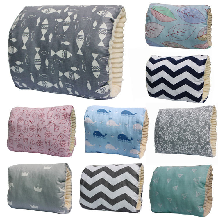 Adjustable Nursing Arm Pillow - Cotton Breastfeeding Support Cushion & Arm Pad