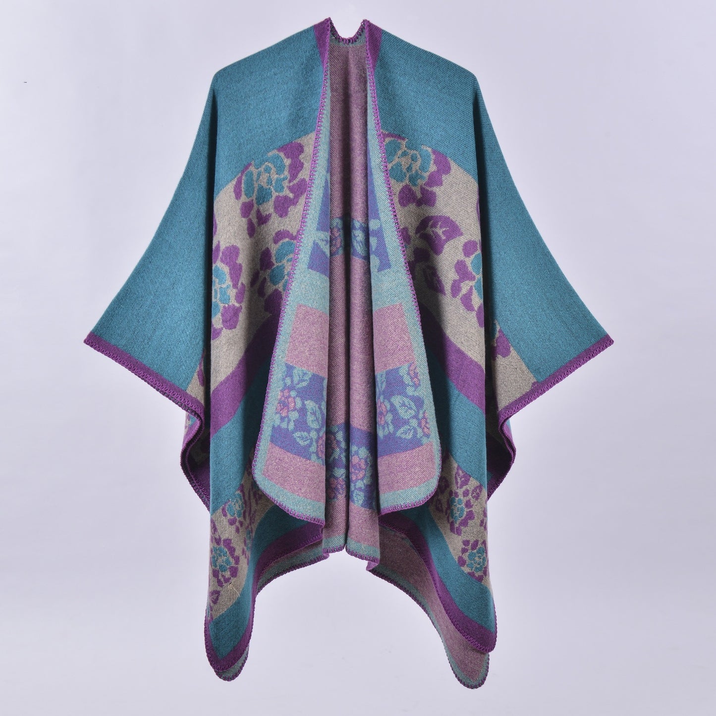 Leopard Print Artificial Cashmere Scarf - Women's Warm Winter Scarf
