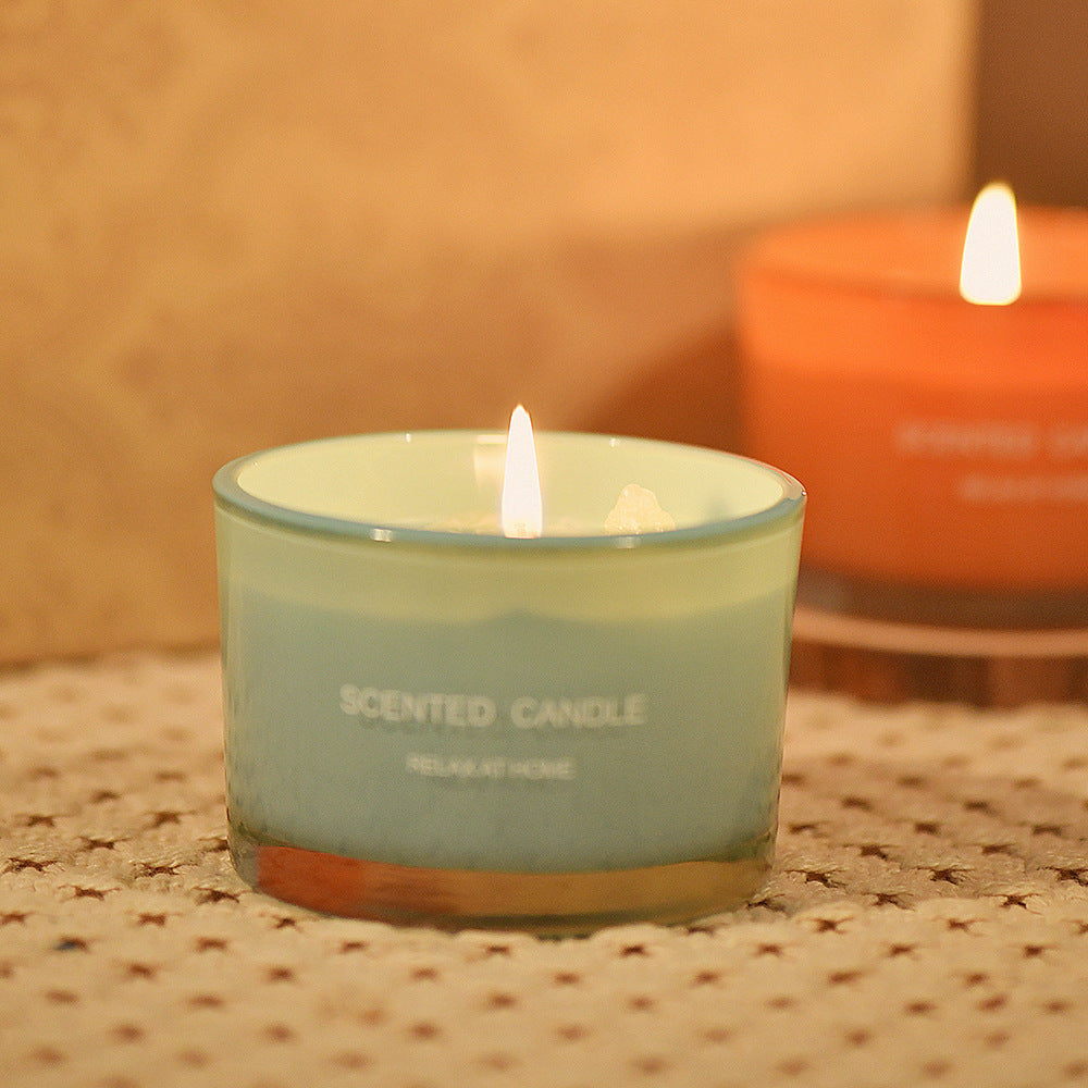 Premium Bedroom Scented Candles - Blue Misty Morning Aromatherapy