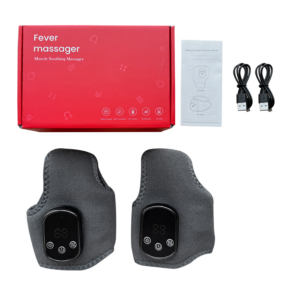 Rechargeable Ankle Heat Therapy Massager - Wireless Pain Relief & Recovery Device
