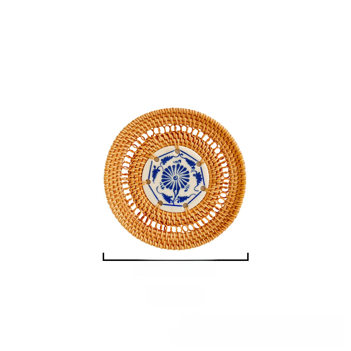 Eco-Friendly Woven Coasters - Natural Autumn Vine Material Set