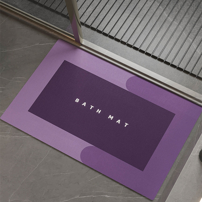 Premium Diatom Mud Absorbent Bathroom Mat - Quick-Dry Non-Slip