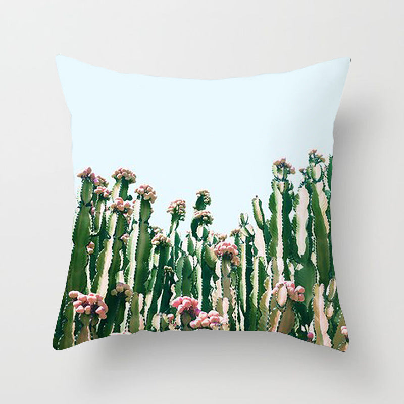 Printed Pillowcase Car Cushion Cover - Decorative Throw Pillow for Vehicle and Home