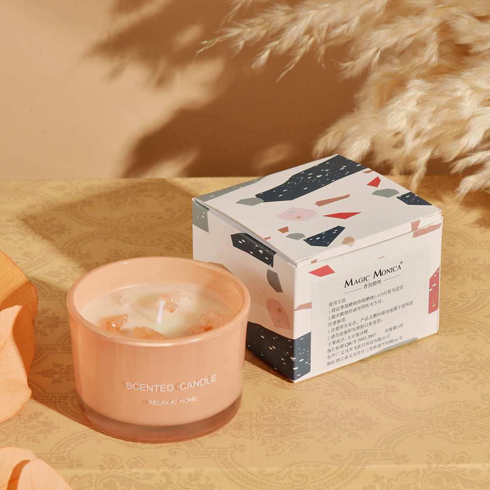 Premium Bedroom Scented Candles - Blue Misty Morning Aromatherapy