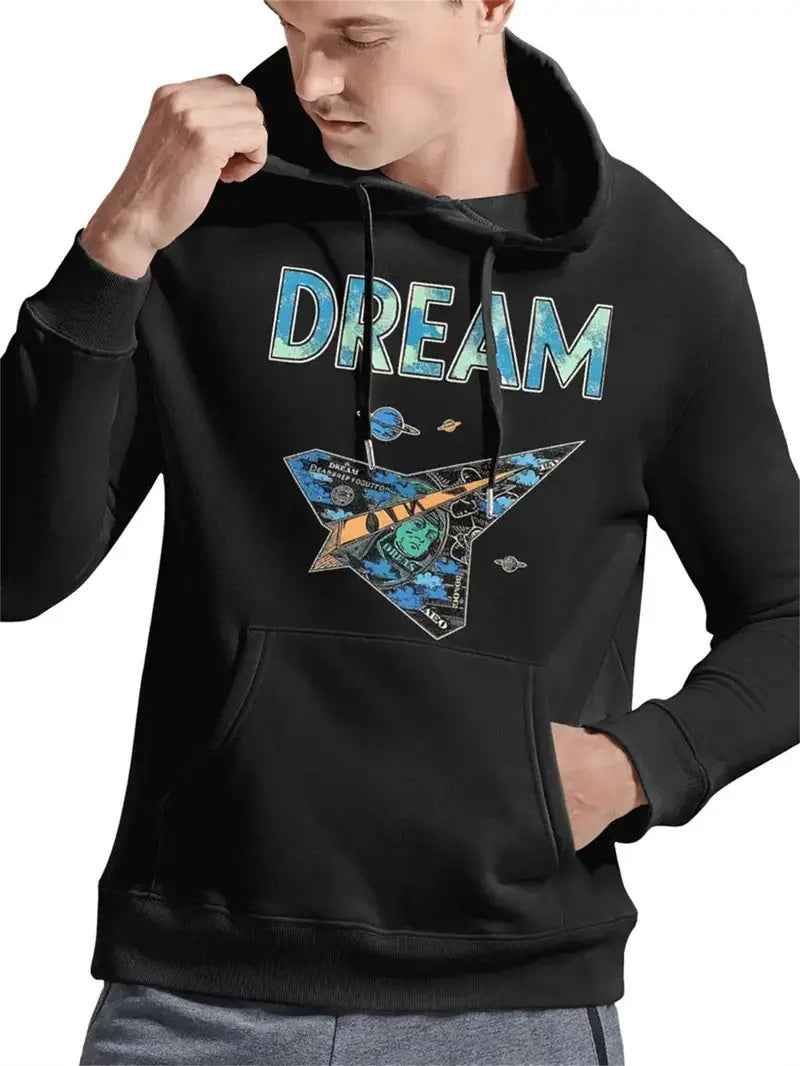 Men's Hoodie - Essential Pullover Hooded Sweatshirt