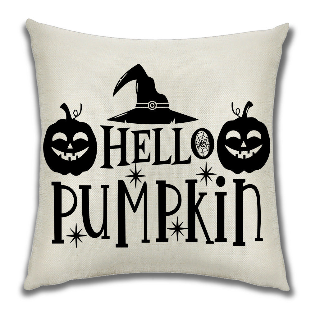 Cartoon Pumpkin Castle Sofa Cushion Cushion Pillowcase