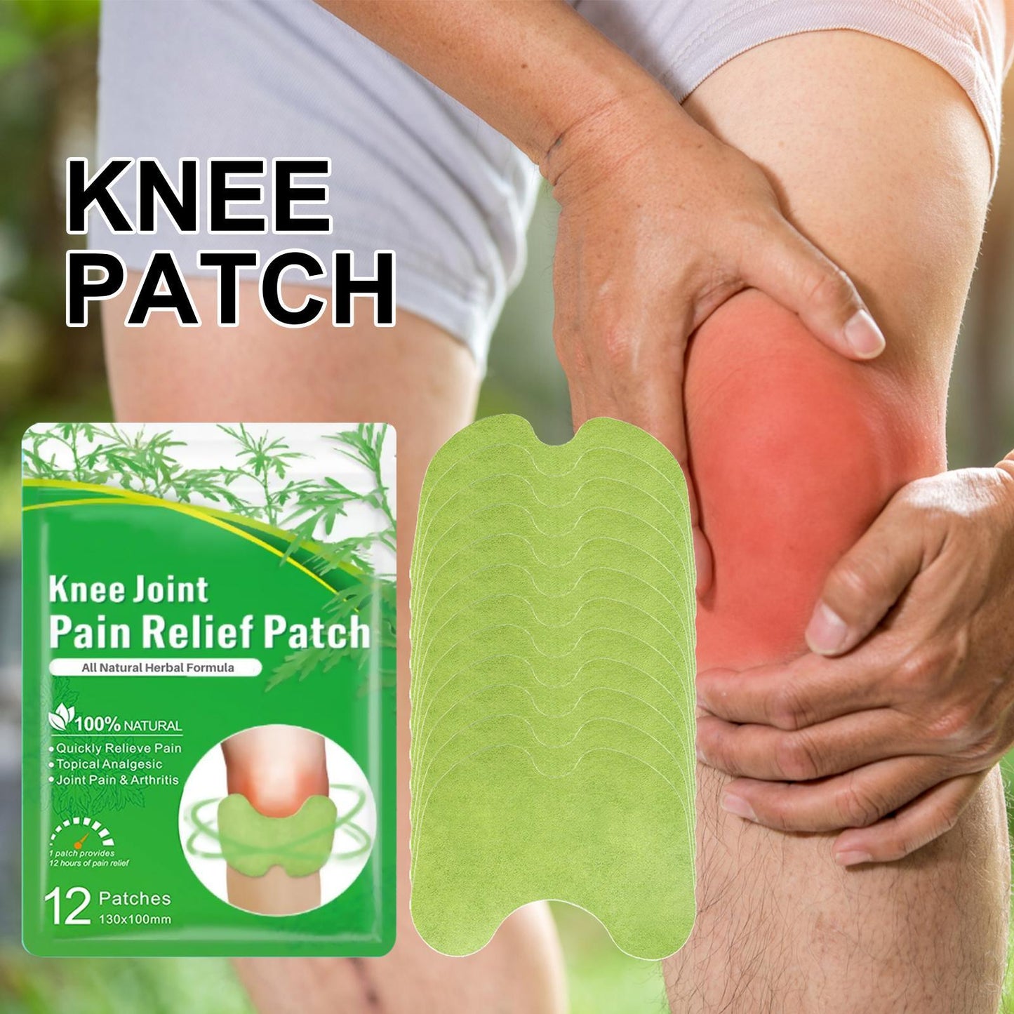 Mugwort Patch For Knee Care To Activate Tendons And Bones And Relieve Lumbar And Cervical Joint Pain