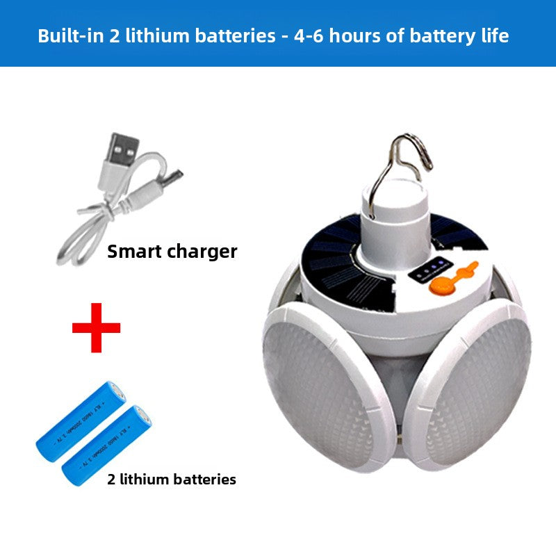 Portable Solar LED Bulb Light - 50W Emergency Camping Lantern