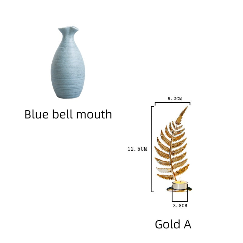 Creative Home Ceramic Crafts Ceramic Vase Desk Hydroponic Vase Decoration Home Decoration Vase - DropOnline.co