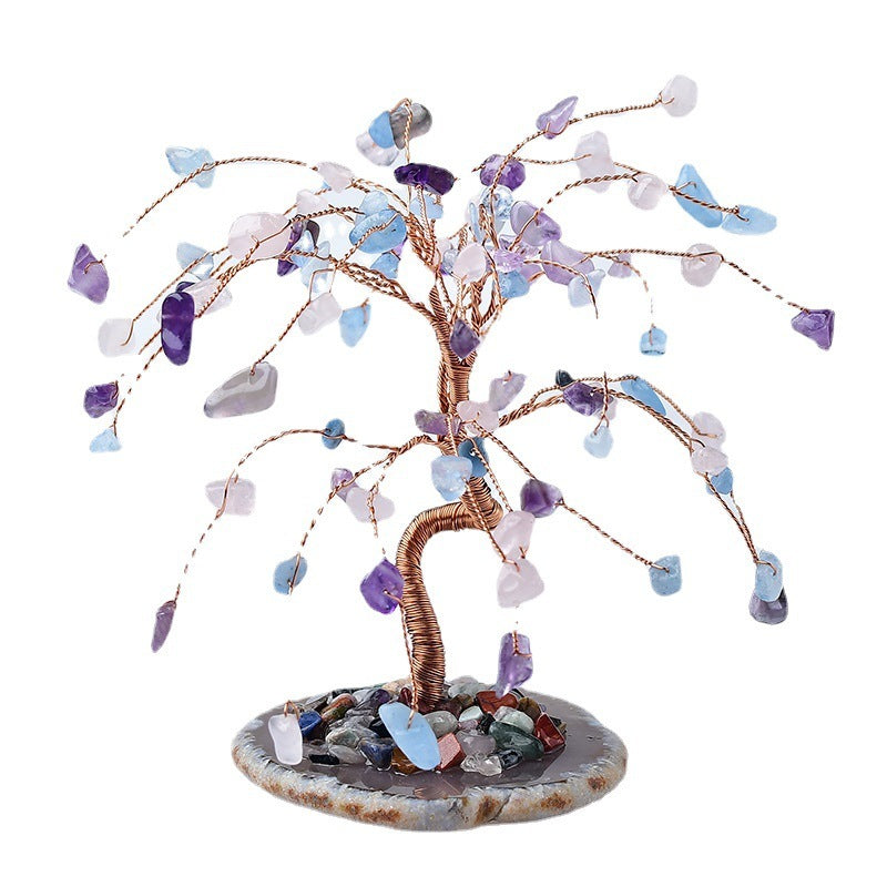 Premium White Crystal Rubble Decoration - Natural Home & Office Ornament