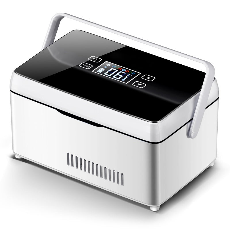 Portable Insulin Refrigerator Box - Vehicle Travel Cooler with Battery & USB Power