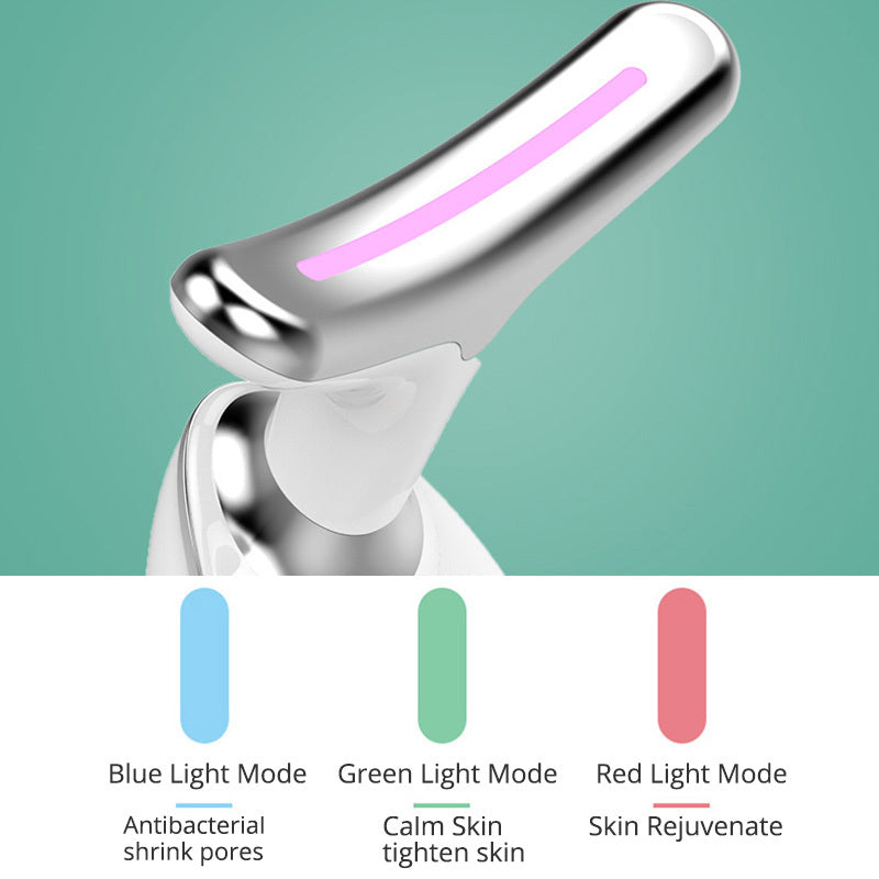EMS Thermal Neck Lifting Massager - Electric Microcurrent Wrinkle Remover with LED Photon Therapy