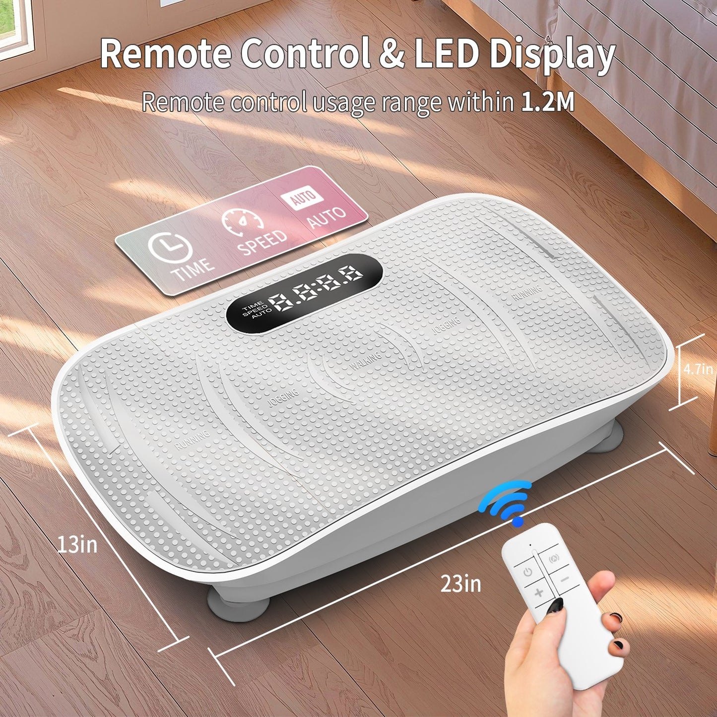 Fat-blasting Machine - Promotes Blood Circulation And Lymphatic Detoxification, Equipped With LED Screen, Low Noise, Powerful Motor, Supports Bluetooth Remote Control, Maximum Weight Capacity Of 300 P