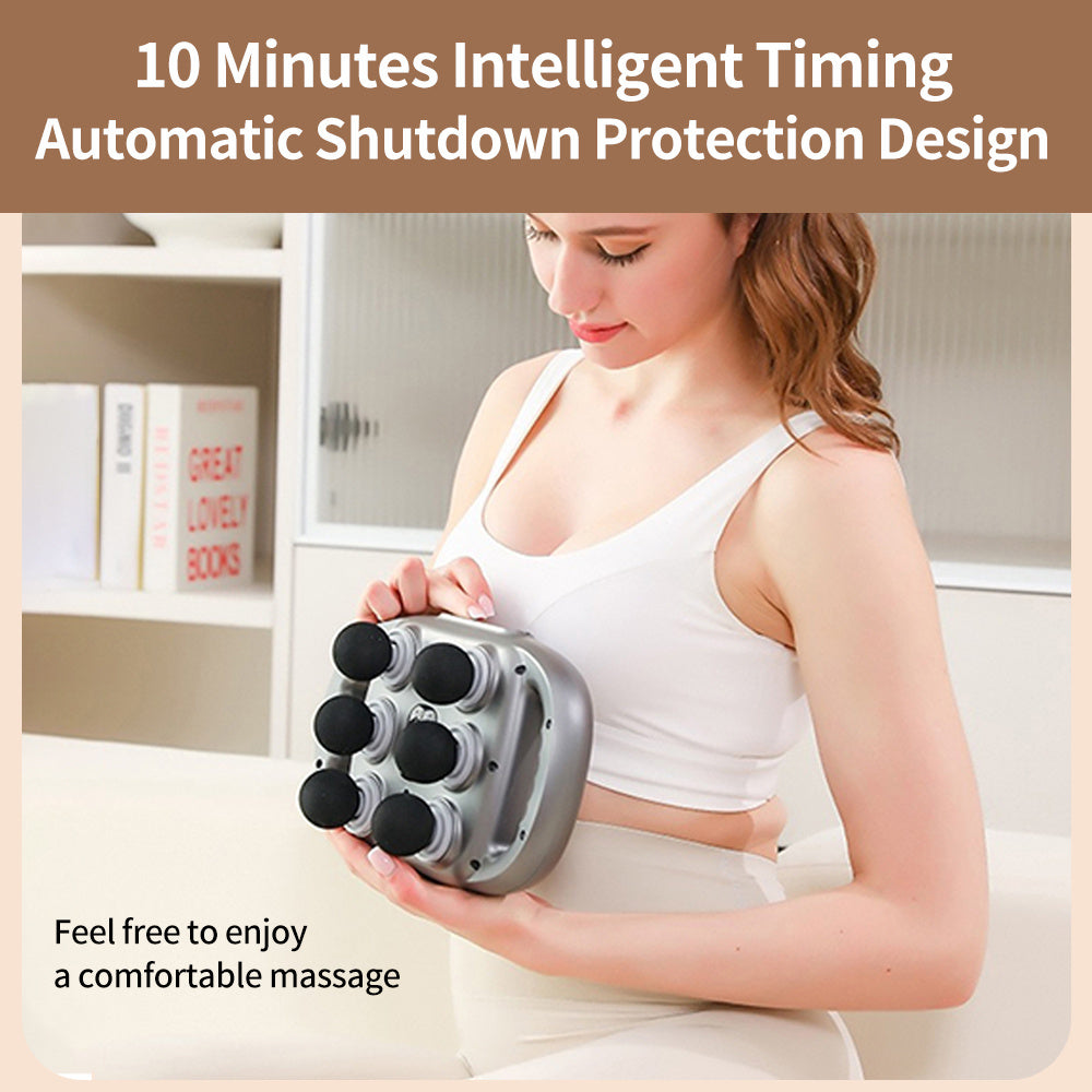 Trending 6-Head Smart Massager Heating Adjustable Intensity For Ultimate Relaxation