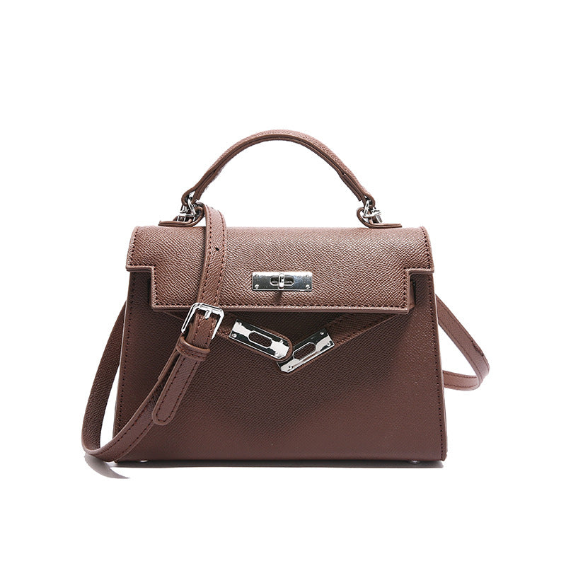 Women's Square Shoulder Bag - Classic PU Leather Handbag