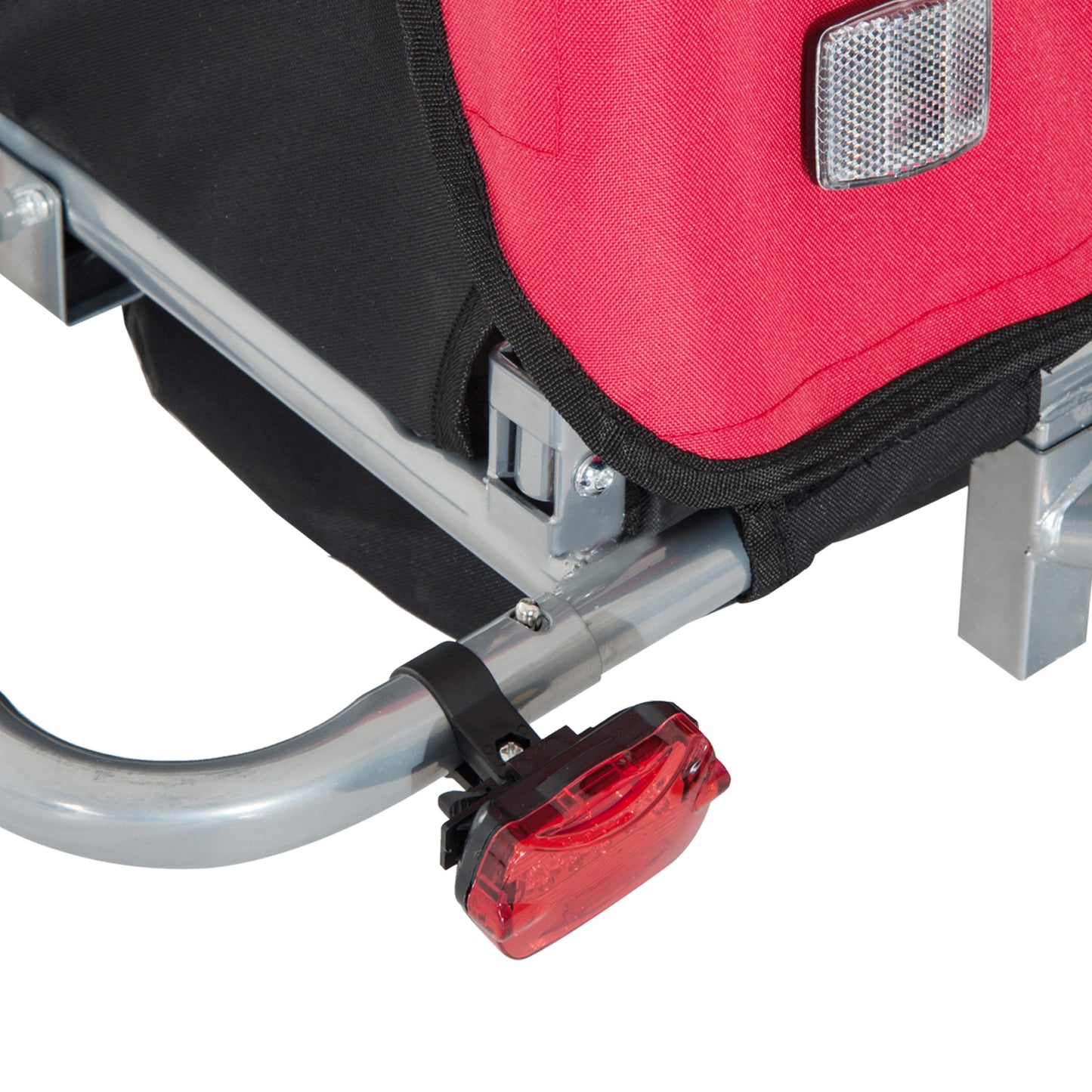 Elite 360 Swivel Bike Trailer for Kids Double Child Two-Wheel Bicycle Cargo Trailer With 2 Security Harnesses