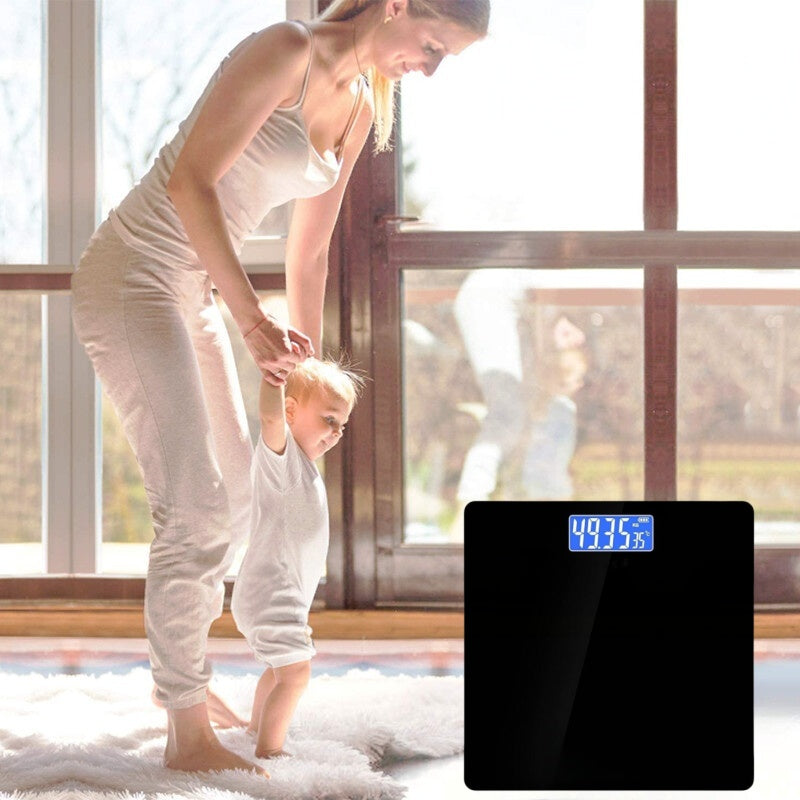 Digital Bathroom Scale - High Precision Electronic Body Weight Scale with LED Display