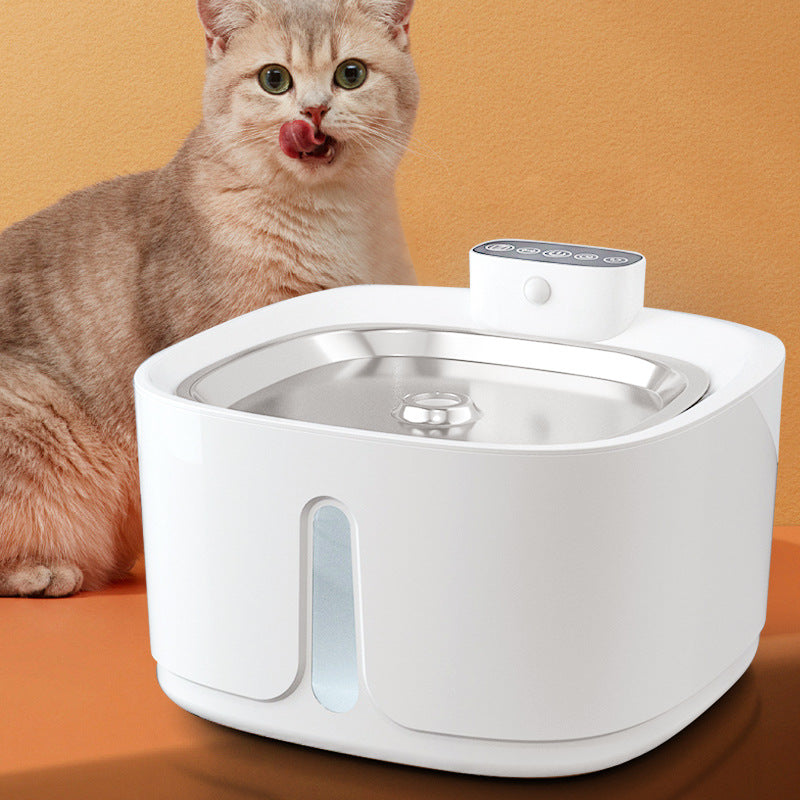 Automatic Pet Water Fountain - 3.2L Rechargeable Dispenser