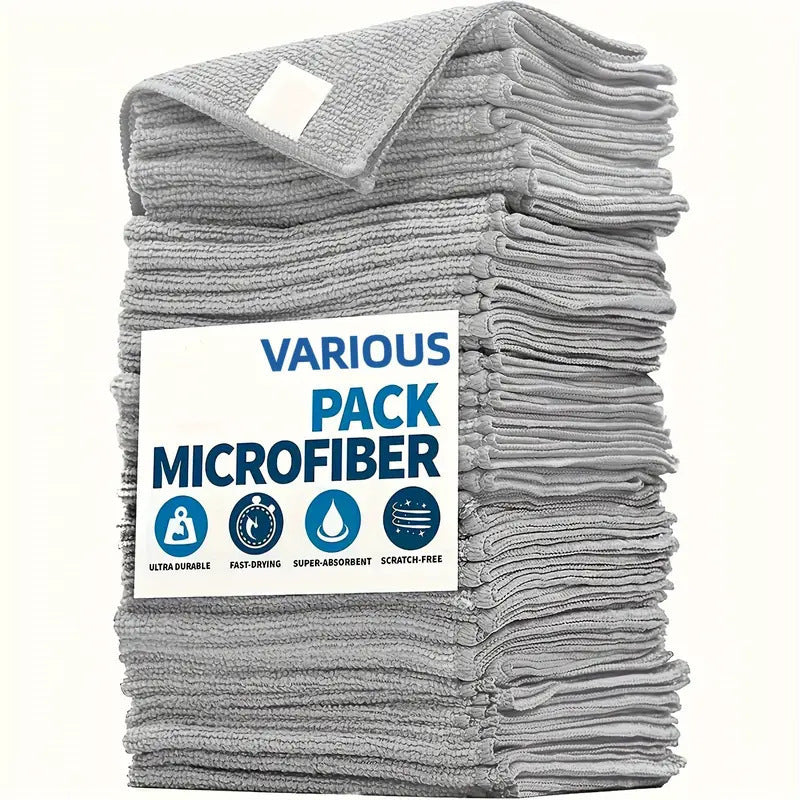 Professional Microfiber Cleaning Cloth Set - Kitchen & Car