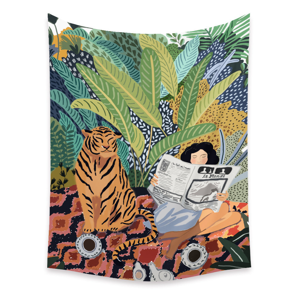 Bedroom Wall Decor Background Fabric Tapestry - Large Decorative Wall Hanging for Home