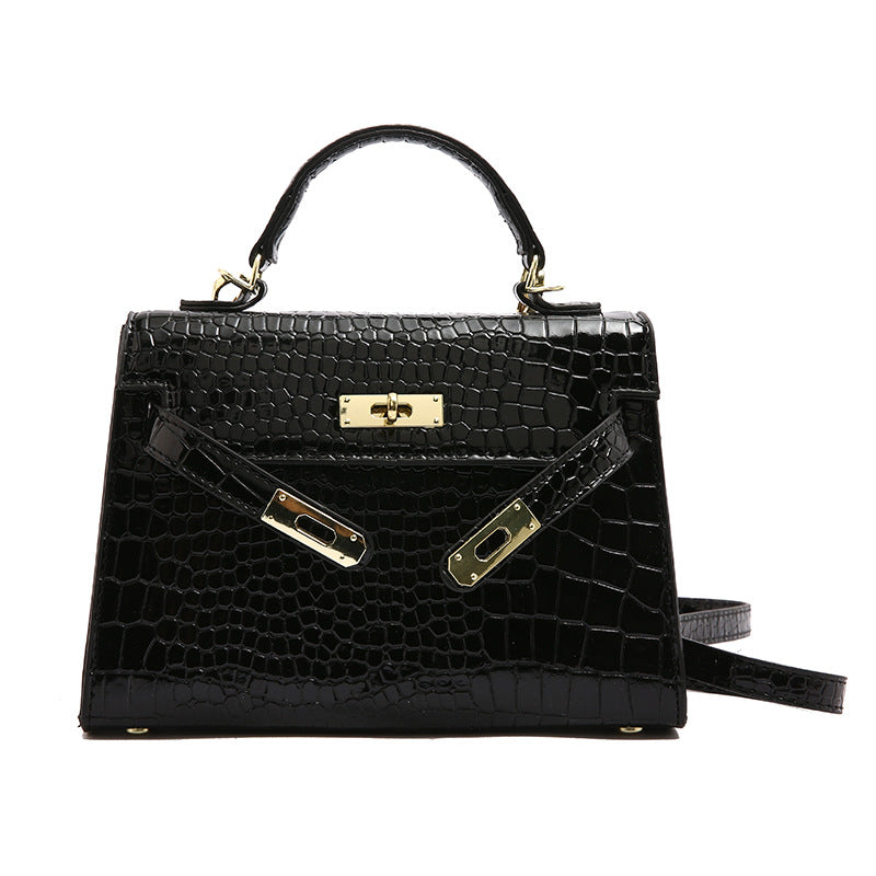Women's Square Shoulder Bag - Classic PU Leather Handbag