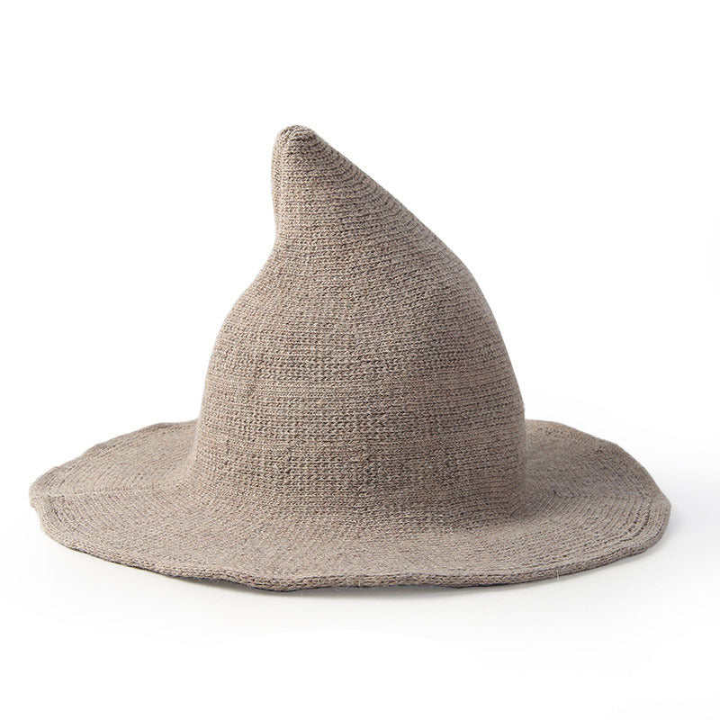 Halloween Wool Wizard Hat - European American Style Costume Accessory