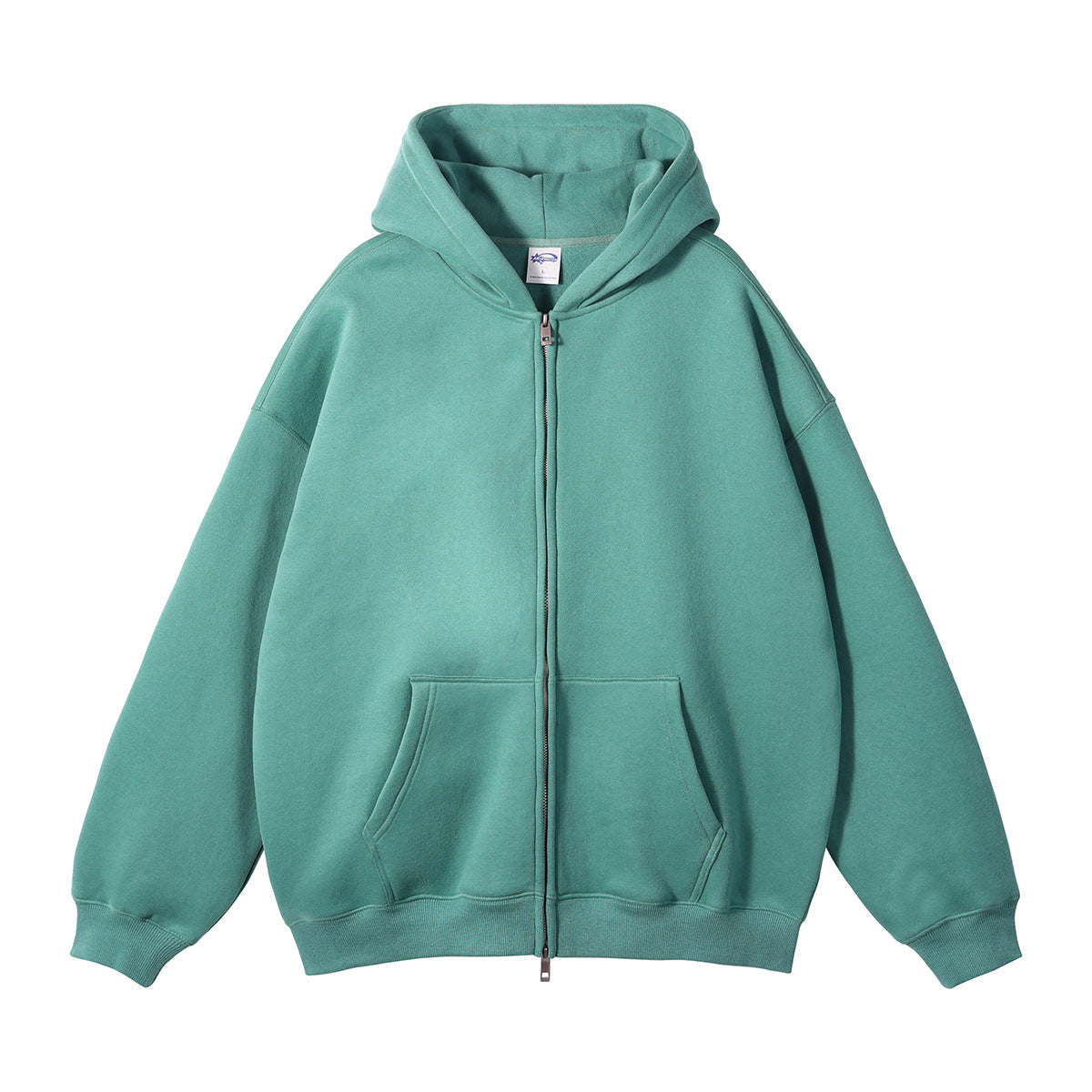 Men's Premium Zippered Hoodie - Comfortable Full-Zip Sweatshirt with Adjustable Hood