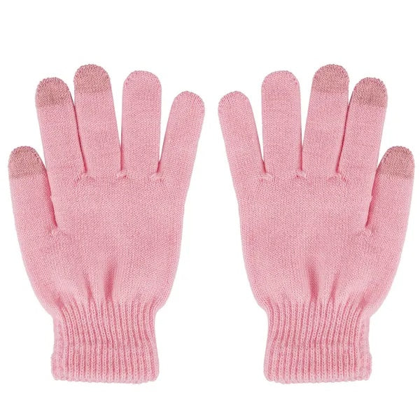 Unisex Winter Knit Gloves - Touchscreen Windproof Cycling & Skiing Gloves